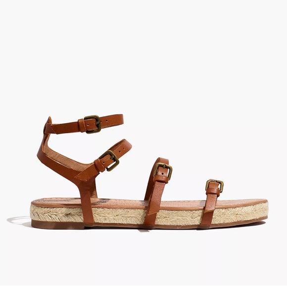 Madewell Bianca Gladiator Espadrille Sandal sz 7.5 NEW IN BOX! SOLD OUT ONLINE! - Picture 1 of 7